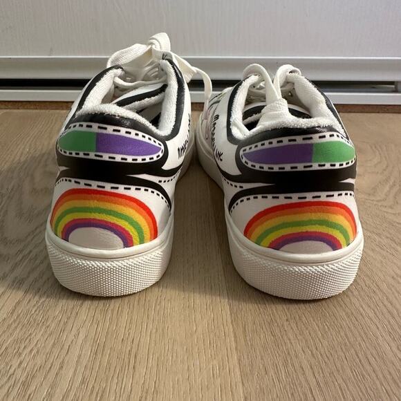 Kids Steve Madden Size 3 Graphic Sneakers - Picture 5 of 9